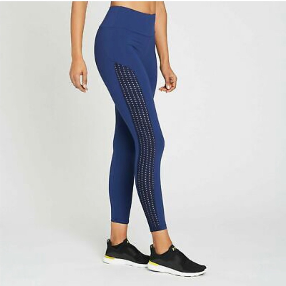 Lanston Sport for soul cycle navy leggings sz sm